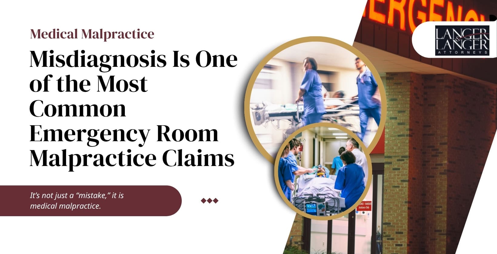 Misdiagnosis Is One of the Most Common Emergency Room Malpractice Claims