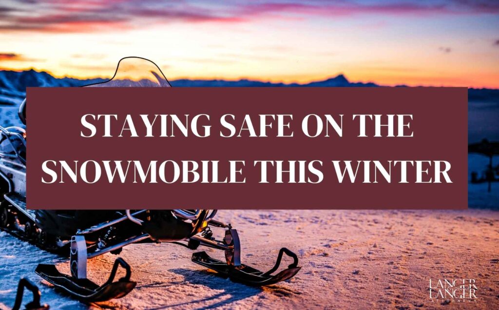 staying safe on the snowmobile this winter
