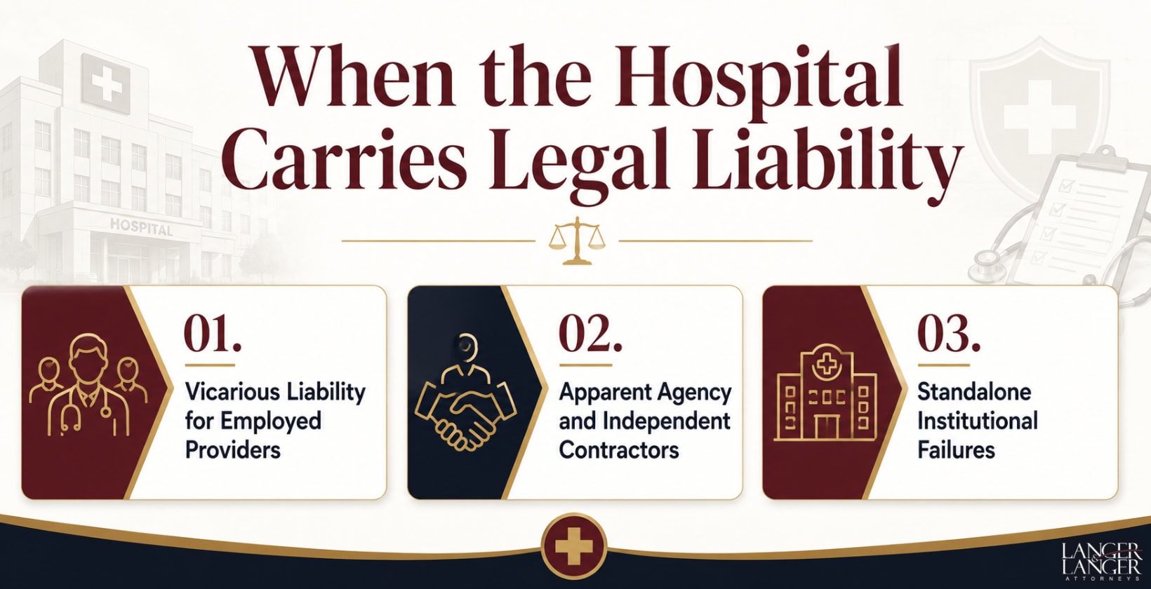when the hospital carries legal liability