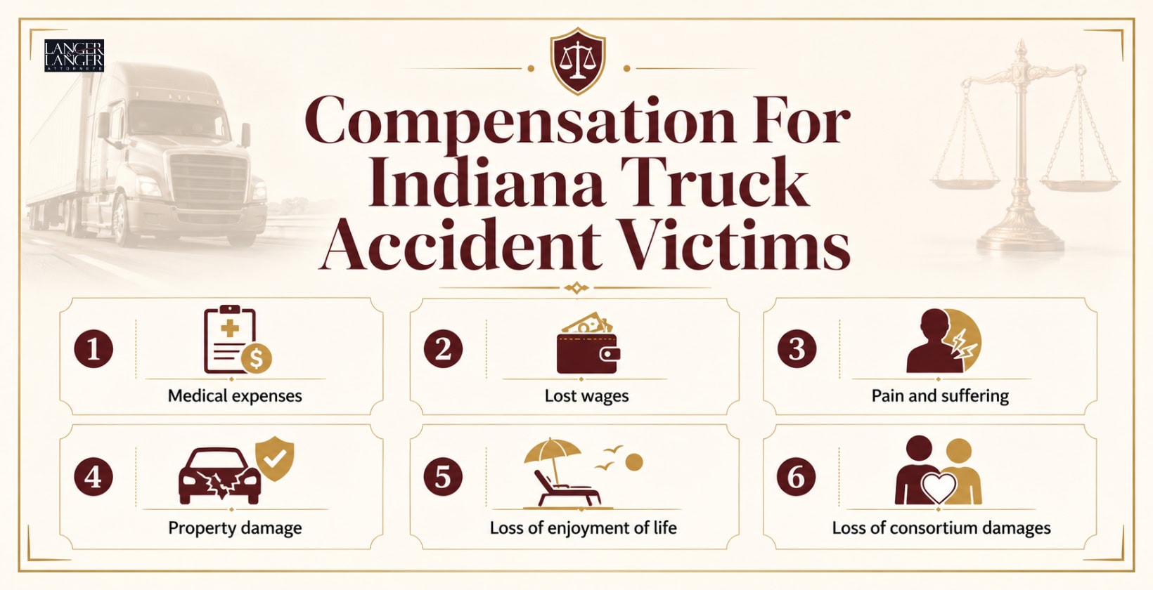 compensation for indiana truck accident victims