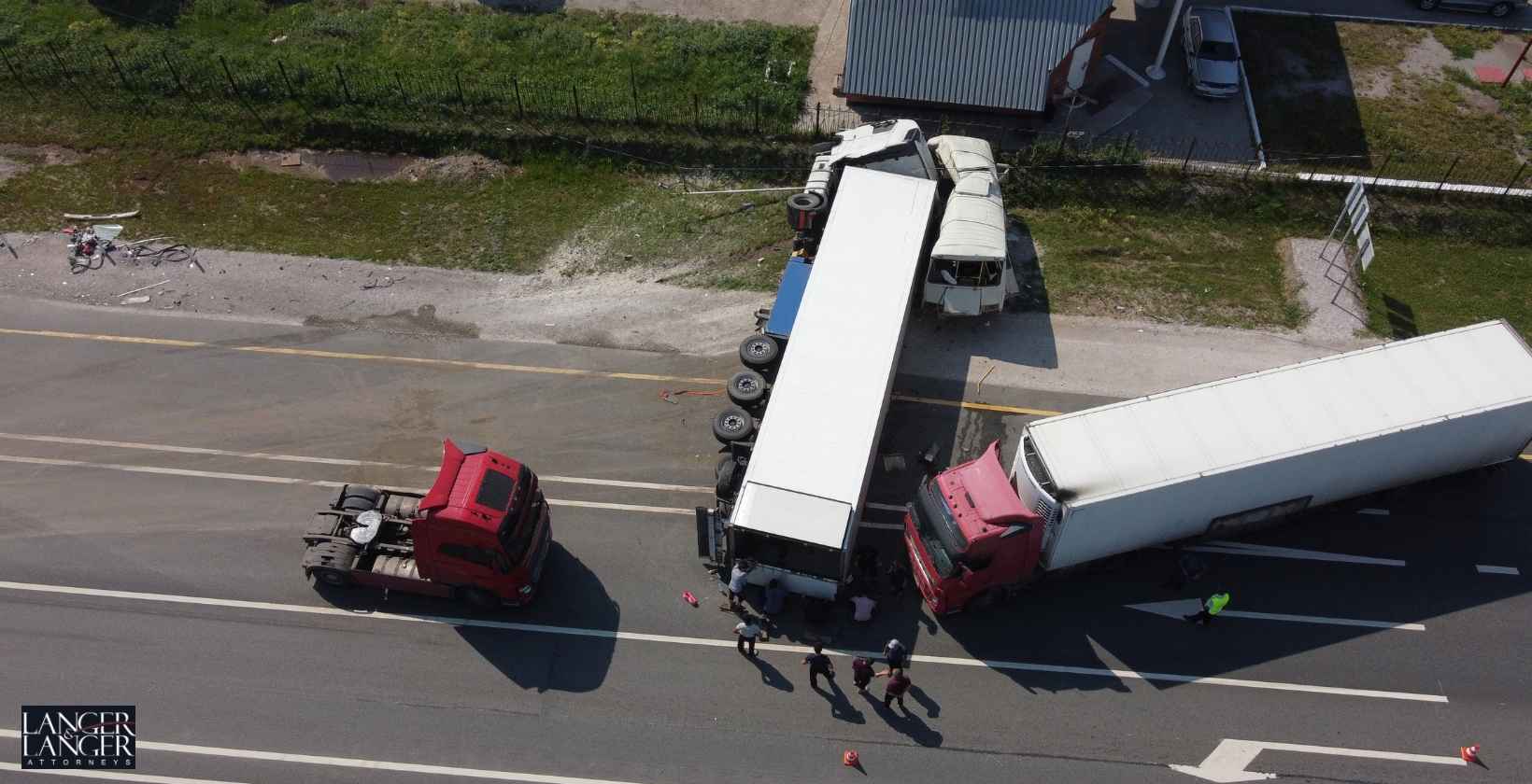 I-69 Crash Involving Construction Semi