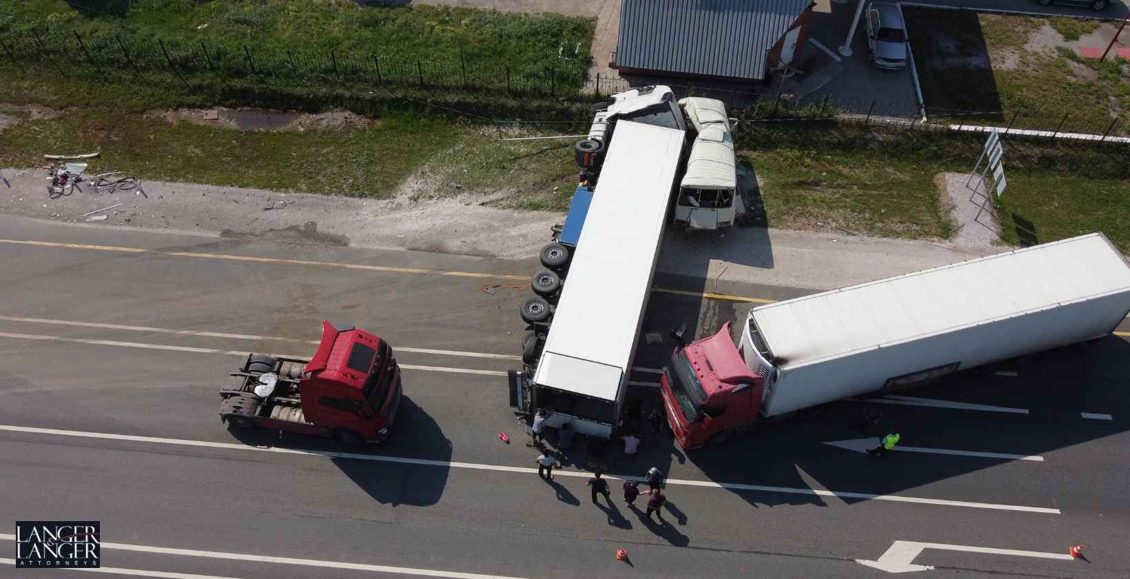 I-74 Closed for Hours After Two-Semi Truck Crash