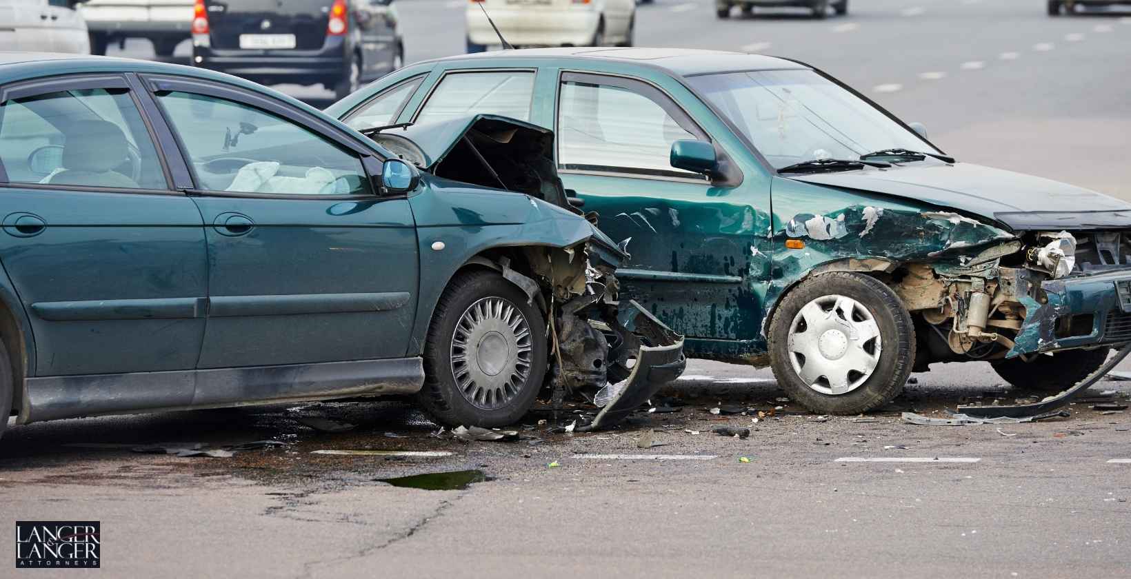 Two-Car Crash Closes Schwartz Road