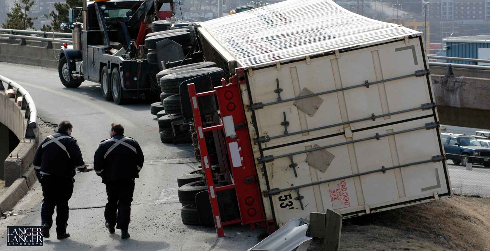 Driver Airlifted After Amazon Semi Truck Crashes